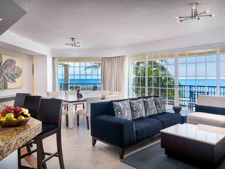 Suite de dos recamaras con zona de estar