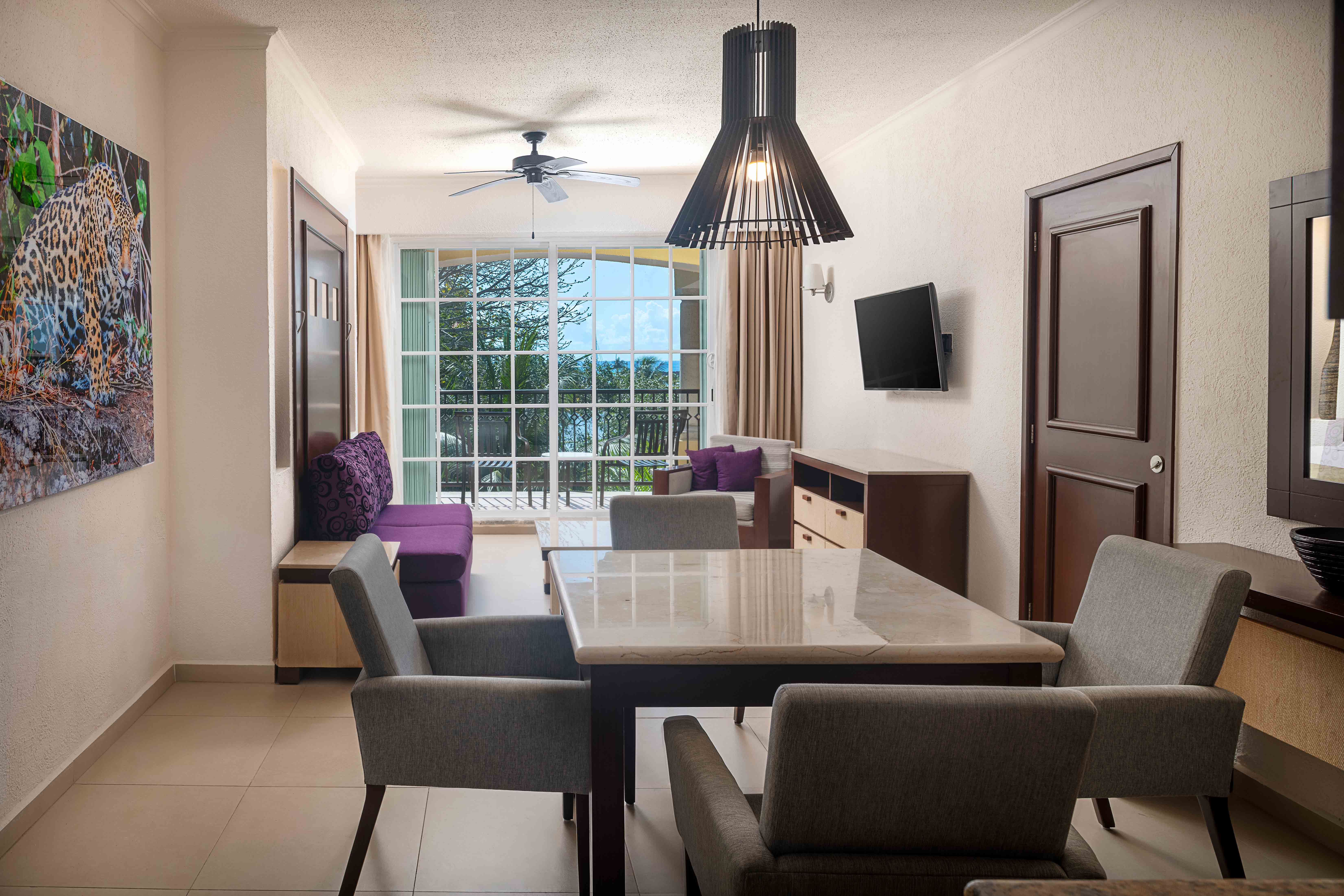 One bedroom suite with seating area