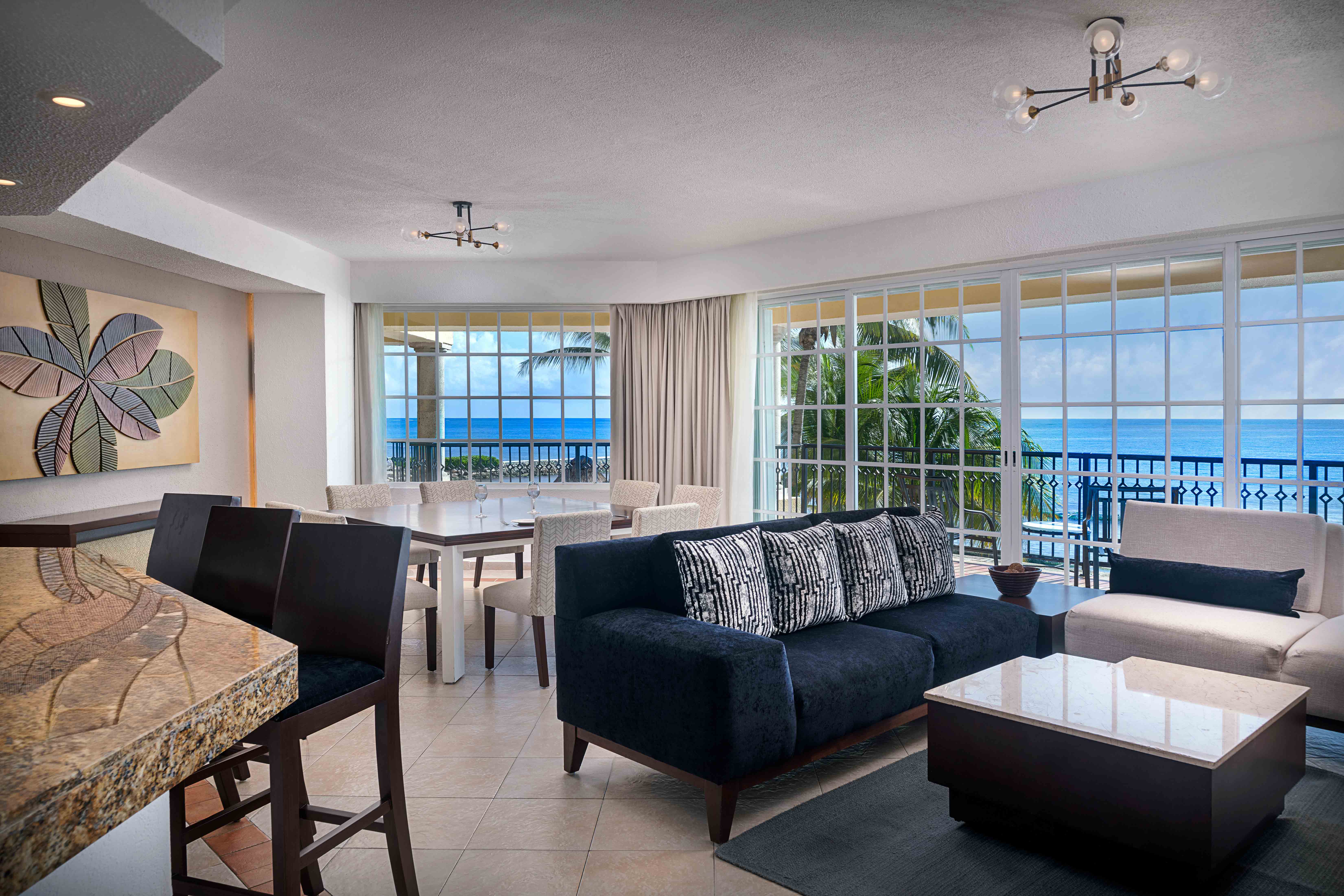 Three bedroom suite living area